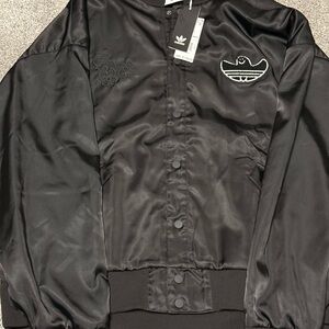 Adidas Black Shmoofoil Bomber Jacket Jacket